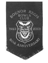 History of Bognor Regis bowls club book